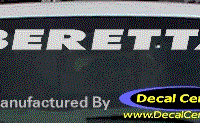 DC05265 Chevrolet Beretta Decal 