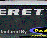 DC05266 Chevrolet Beretta Decal