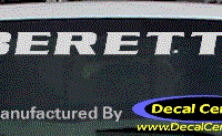 DC05266 Chevrolet Beretta Decal 