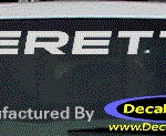 DC05271 Chevrolet Beretta Decal