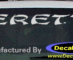 DC05272 Chevrolet Beretta Decal