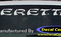 DC05272 Chevrolet Beretta Decal 