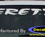 DC05273 Chevrolet Beretta Decal