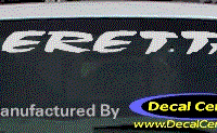 DC05273 Chevrolet Beretta Decal 