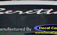 DC05276 Chevrolet Beretta Decal 