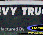 DC05278 Chevrolet Chevy Truck Decal