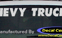 DC05278 Chevrolet Chevy Truck Decal 