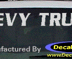 DC05279 Chevrolet Chevy Truck Decal