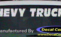 DC05280 Chevrolet Chevy Truck Decal 