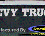 DC05281 Chevrolet Chevy Truck Decal