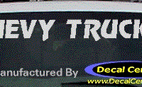 DC05282 Chevrolet Chevy Truck Decal 