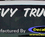 DC05283 Chevrolet Chevy Truck Decal