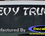 DC05285 Chevrolet Chevy Truck Decal