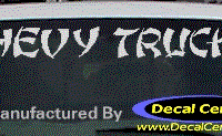 DC05285 Chevrolet Chevy Truck Decal 