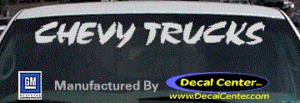 DC05286 Chevrolet Chevy Truck Decal