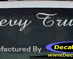 DC05287 Chevrolet Chevy Truck Decal