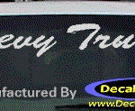 DC05288 Chevrolet Chevy Truck Decal