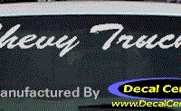 DC05288 Chevrolet Chevy Truck Decal 