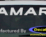 DC05291 Chevrolet Camaro Decal