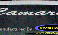 DC05295 Chevrolet Camaro Decal 