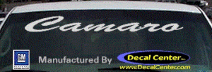 DC05295 Chevrolet Camaro Decal