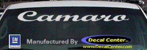 DC05297 Chevrolet Camaro Decal