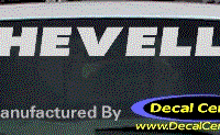 DC05298 Chevrolet Chevelle Decal 