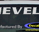 DC05299 Chevrolet Chevelle Decal