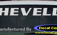 DC05299 Chevrolet Chevelle Decal 