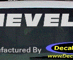 DC05300 Chevrolet Chevelle Decal