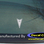 DC07002 Pontiac Arrowhead Decal
