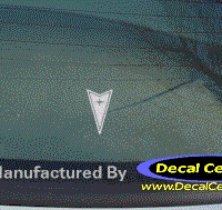 DC07002 Pontiac Arrowhead Decal 