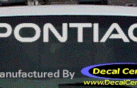 DC07003 Pontiac With Symbols Decal 
