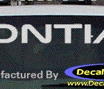 DC07004 Pontiac Decal