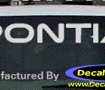 DC07005 Pontiac With Left Symbol Decal