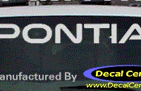 DC07005 Pontiac With Left Symbol Decal 