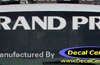 DC07007 Pontiac Grand Prix Decal 