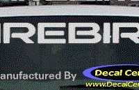 DC07009 Pontiac Firebird Decal 