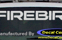 DC07010 Pontiac Firebird With Left Symbol Decal 