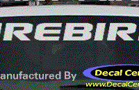 DC07011 Pontiac Firebird Decal 