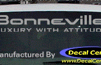 DC07015 Pontiac Bonneville Decal 