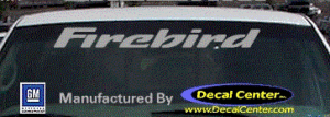 DC07018 Pontiac Firebird Decal