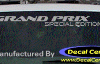 DC07021 Pontiac Grand Am Special Edition Decal 