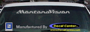 DC07023 Pontiac MontanaVision Decal