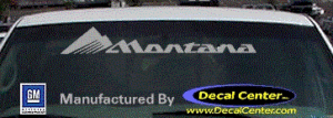 DC07024 Pontiac Montana Decal