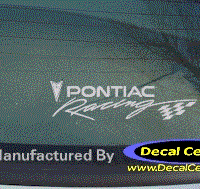 DC07025 Pontiac Pontiac Racing Decal 