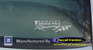 DC07027 Pontiac Pontiac Grand Prix Racing Decal