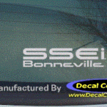 DC07030 Pontiac SSEi Bonneville Decal