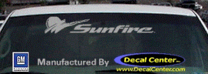 DC07034 Pontiac Sunfire Decal