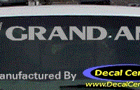 DC07040 Pontiac Grand Am w/Arrowhead Decal 
